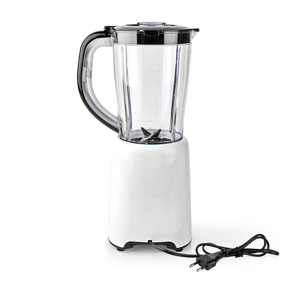 Nedis KABL300CWT mixer 1,5 l Bänkmixer 800 W Svart, Vit