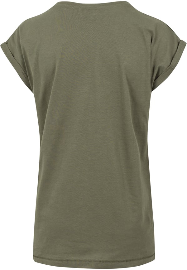Miniatyrbild 8 av 8: Urban Classics Ladies Extended Shoulder Tee T-tröja Urringad Kortärmad Bomull, Jersey