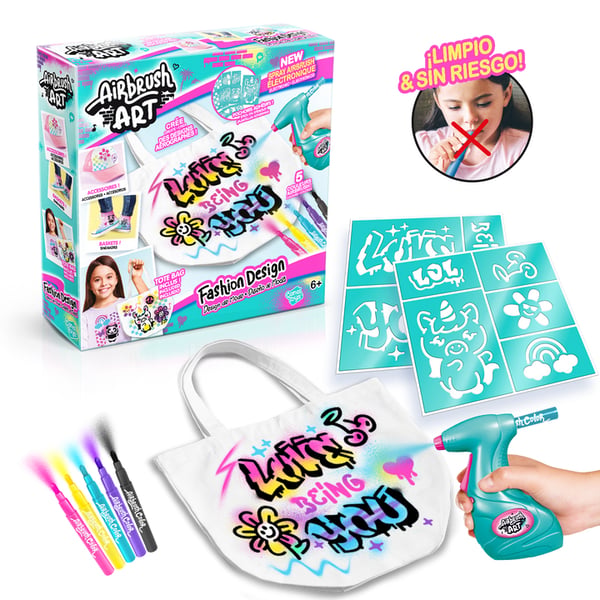 Pikkukuva 8 / 10: Canal Toys Airbrush Art Fashion Design Kit
