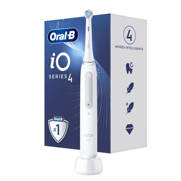 Miniatyrbillede 3 af 5: Oral-B iO SERIES 4 BLANC Voksen Roterende tandbørste Hvid