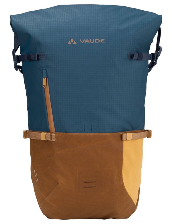 VAUDE CityGo 23 II Daypack ryggsäckar Fritidsryggsäck Blå, Brun Polyester, Polyuretan (PU)