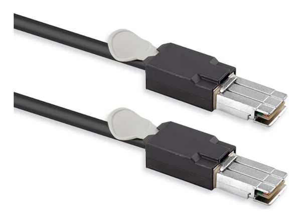BlueOptics CAB-STK-E-3M-BL InfiniBand og fiberoptisk kabel DAC Sort