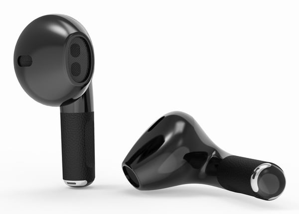 Miniatyrbillede 2 af 7: Gembird TWS-02-BK hovedtelefoner/headset Trådløs I ørerne Opkald/musik Bluetooth Sort, Grå