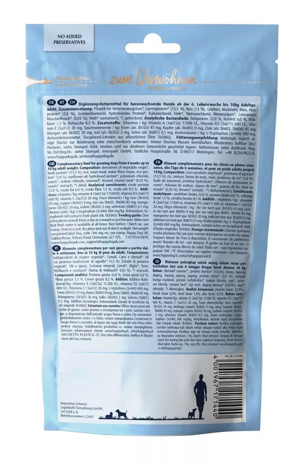 Happy Dog Soft Snack Puppy & Junior Hund Snacks Lam 100 g