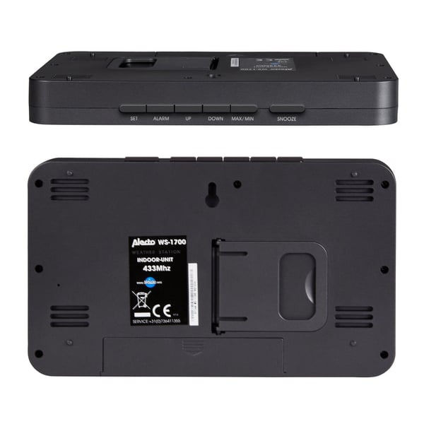 Miniatyrbillede 7 af 7: Alecto WS-1700 Sort, Sølv LCD Batteri