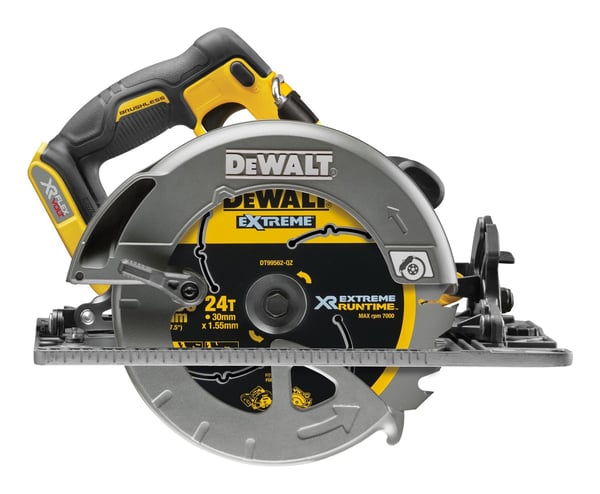 DeWALT DCS579NT-XJ transportabel rundsav 19 cm Sort, Grå, Gul 5800 rpm