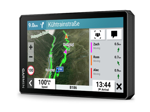 Garmin ZUMO XT2 MT-S navigatorer Handheld / Fast 15,2 cm (6") Pekskärm 340 g Svart