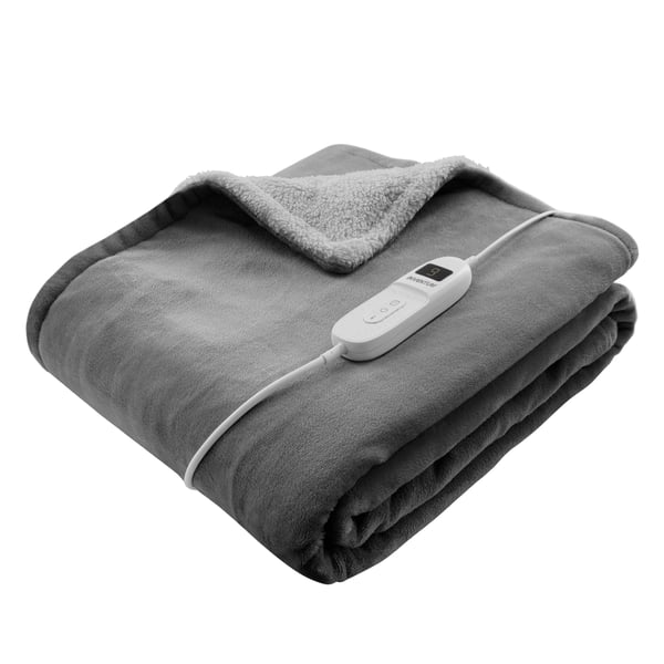Inventum HB180G varmelagen og -pude Elektrisk opvarmet indpakning Grafit Fleece