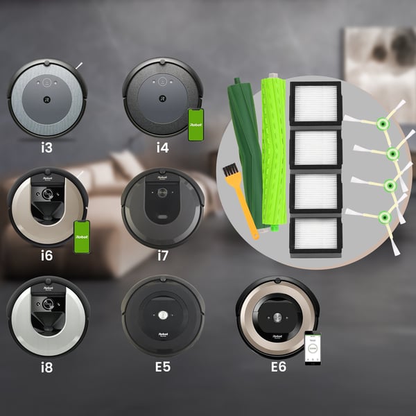 Pikkukuva 13 / 13: Extralink ZESTAW CZ??CI IROBOT I3 I3+ I4 I6 I6+ I7 I7+ I8 I8+ E5 E6 E7