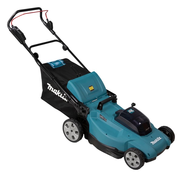 Miniatyrbillede 9 af 18: Makita DLM538Z plæneklipper Skubbe plæneklipper Batteri Sort, Blå, Metallic
