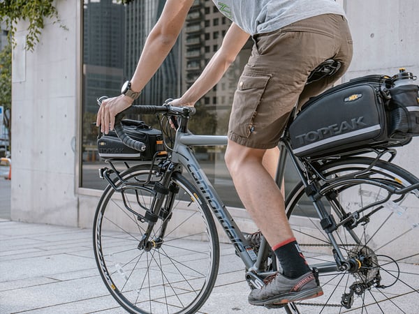 Topeak TA2409R1 pakethållare till cykel Aluminium, Nylon Svart
