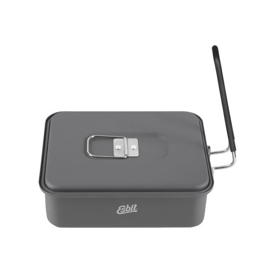 ESBIT Solid fuel cookset Burk 1,1 l Aluminium, Svart