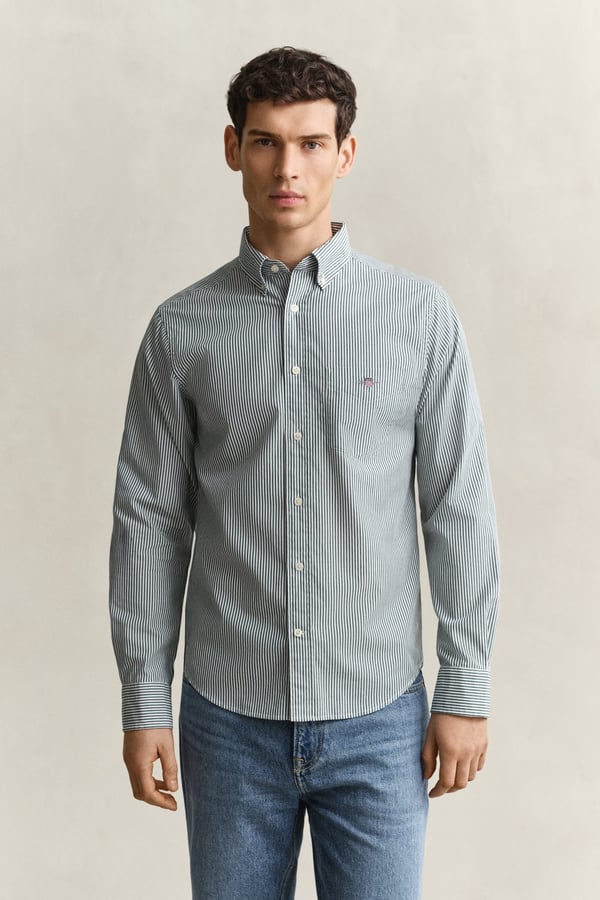 Miniatyrbild 7 av 7: Gant 3262030-321 Skjorta Button down-krage Långärmad Bomull