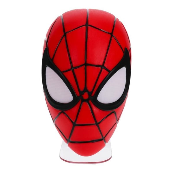 Miniatyrbillede 5 af 5: Paladone Spiderman Mask Light bordlampe Rød, Hvid