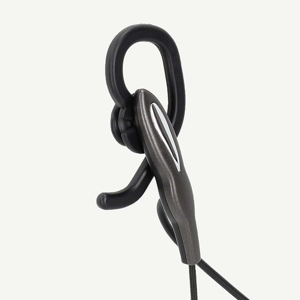 Nedis CHSTUM210BK kuulokkeet ja kuulokemikrofoni Langallinen Ear-hook, In-ear Toimisto/puhelukeskus USB Type-C / USB Type-A Musta, Harmaa