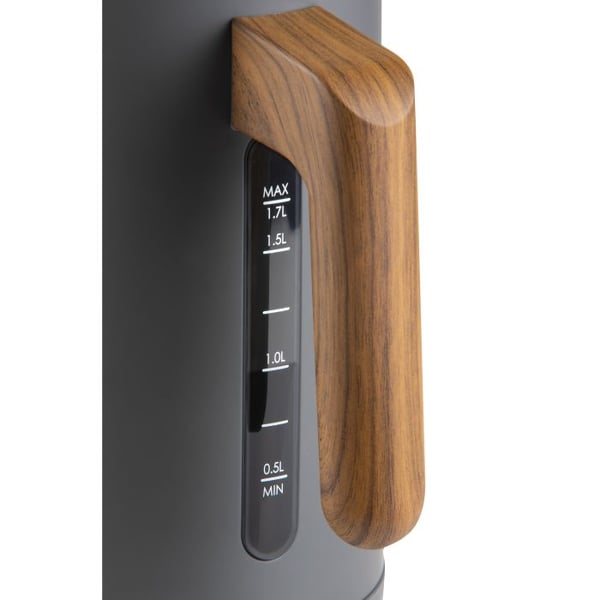 Miniatyrbillede 9 af 17: Domo Wood You elkedel 1,7 L 2200 W Grå