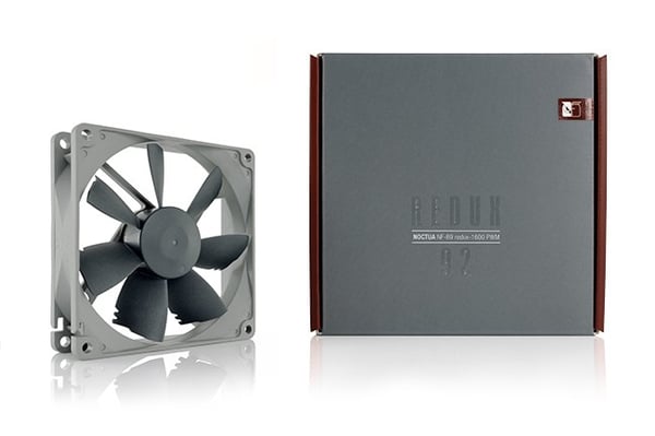 Noctua NF-B9 redux-1600 PWM Computerkabinet Ventilator 9,2 cm Sort, Grå