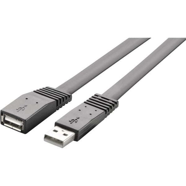 Miniatyrbild 1 av 3: Renkforce RF-4096101 USB-kablar USB 2.0 3 m USB A 0,48 Gbit/s Svart