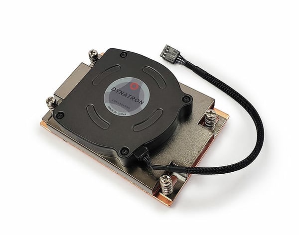 Miniatyrbild 1 av 5: Dynatron A52 kylsystem för dator Processor Luftkylare 8 cm Svart, Grå 1 styck
