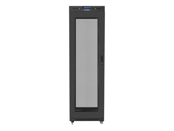Lanberg FF01-6642-23BL stativ 42U Fritstående reol Sort