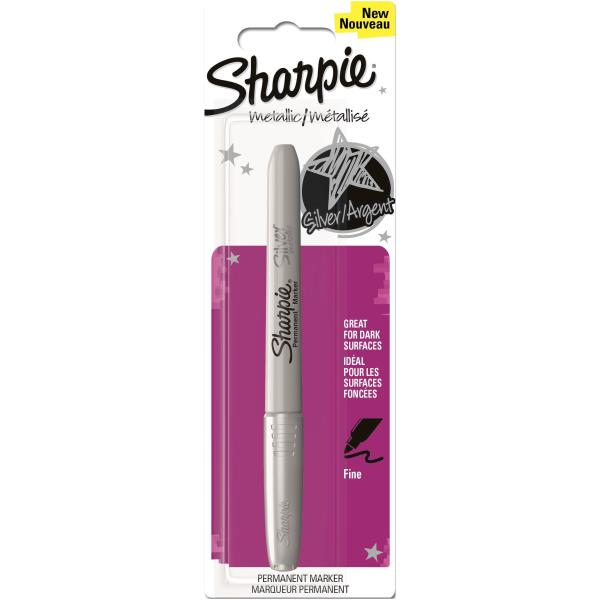 Sharpie Metallic speedmarker Fin spids Sølv 1 stk