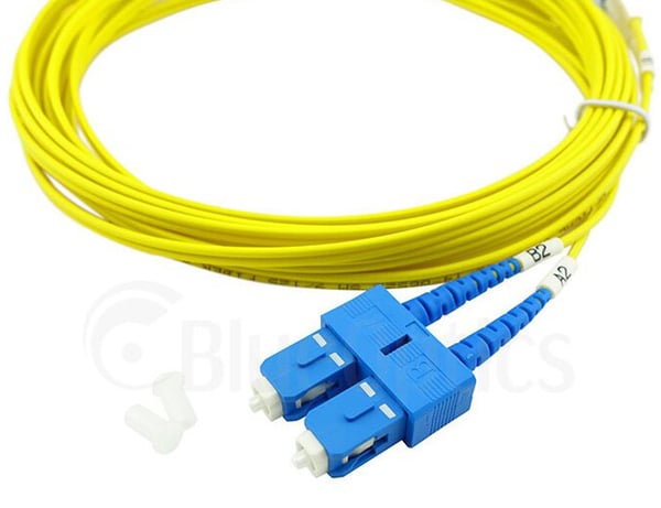 BlueOptics CAB-SMF-SC-SC-1 InfiniBand og fiberoptisk kabel 1 m Gul