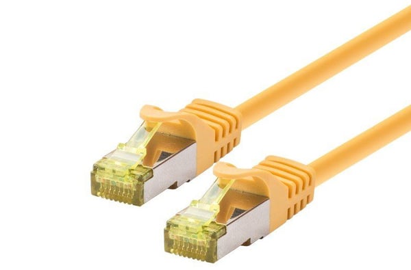 LOGON PROFESSIONELT PATCHKABEL SFTP/AWG26/LSOH 7M - CAT6A 500Mhz - GUL