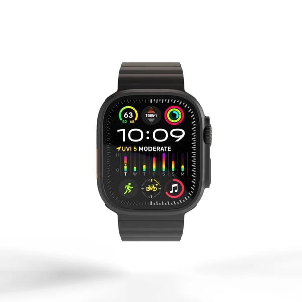 Mobile Origin AWTB-TITAN-BLK Smart bærbart (wearable) tilbehør Band Sort Titanium