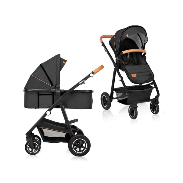 Lionelo Amber Sittvagn för all terräng 1 sittplatser grafit, Grå