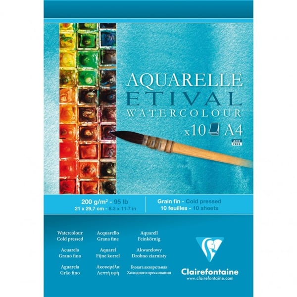 Clairefontaine 96301C Konstpapper 10 ark Clairefontaine 96301C Konstpapper 10 ark