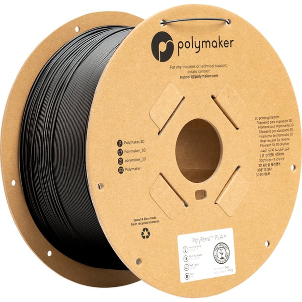 Miniatyrbillede 2 af 5: Polymaker PA05003 3D print materiale Polymælkesyre plus (PLA+) Lilla 1 kg