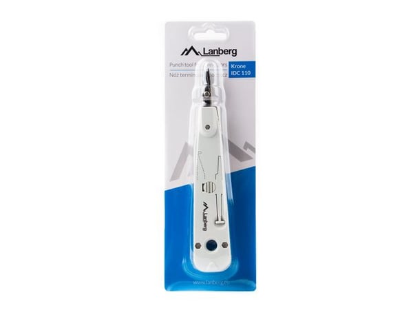 Miniatyrbillede 1 af 4: Lanberg NT-0001 kabelklipper Indsætningsværktøj Hvid