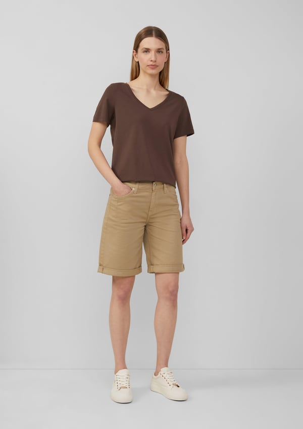 Miniatyrbillede 1 af 7: s.Oliver 2165973.83Z8.36 shorts Bermuda Hunstik Brun