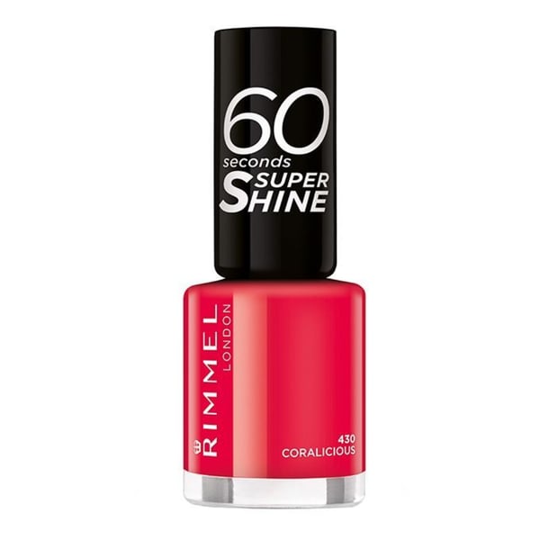 Rimmel 60 Seconds Super Shine Nail Polish neglelak 8 ml Lyserød Glans Rimmel 60 Seconds Super Shine Nail Polish neglelak 8 ml Lyserød Glans