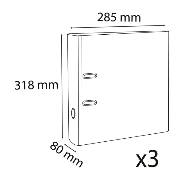 Miniatyrbillede 5 af 5: Exacompta 918401SE ringbind A4 Sort