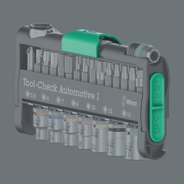 Wera Tool-Check Automotive 1 1 kpl Ruostumaton teräs