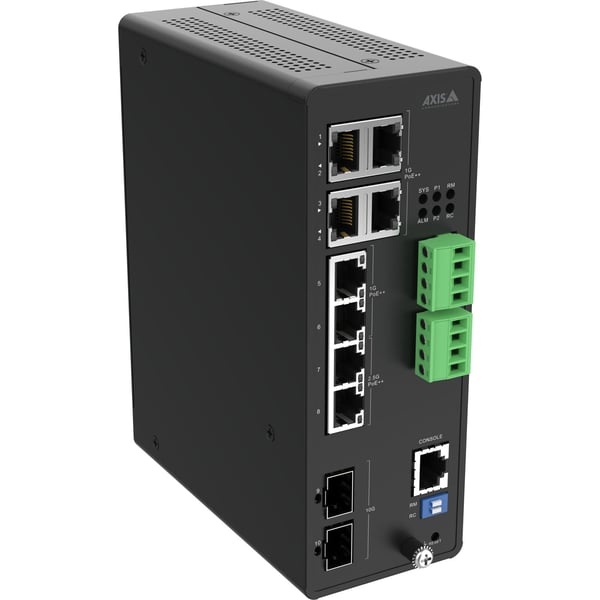 Axis 02621-001 verkkokytkin Hallittu 10G Ethernet (100/1000/10000) Power over Ethernet -tuki Musta