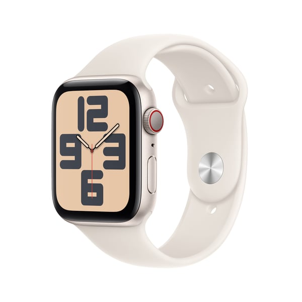 Miniatyrbillede 1 af 2: Apple Watch SE OLED 44 mm Digital 368 x 448 pixel Berøringsskærm 4G Beige Wi-Fi GPS (satellit)