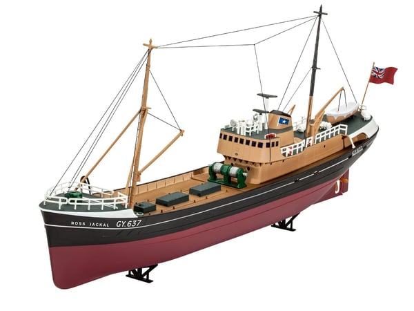 Revell North Sea Trawler Fiskebåtsmodell Monteringssats 1:142