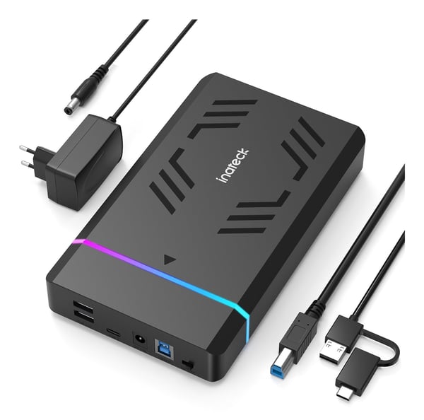 Inateck FE3003 HDD- / SSD kabinett Svart 2.5/3.5"