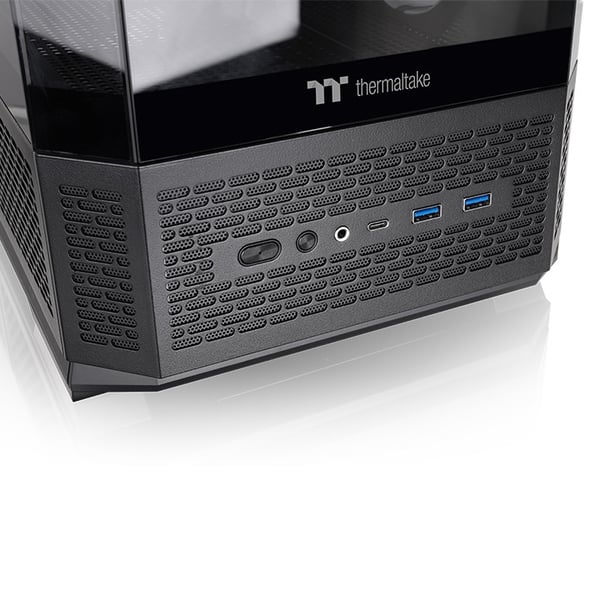 Miniatyrbild 3 av 6: Thermaltake View 370 TG ARGB Midi Tower Svart