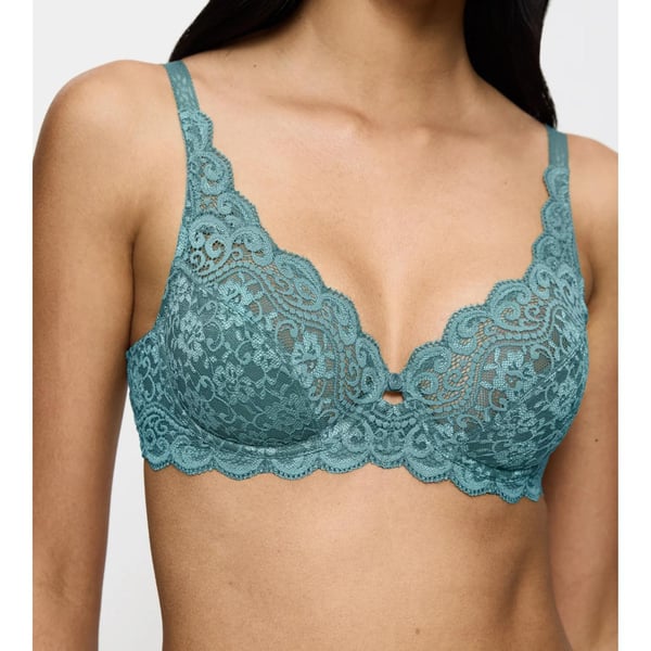 Triumph Amourette Floral Lace rintaliivit Pehmeä kuppi Alusrautalanka