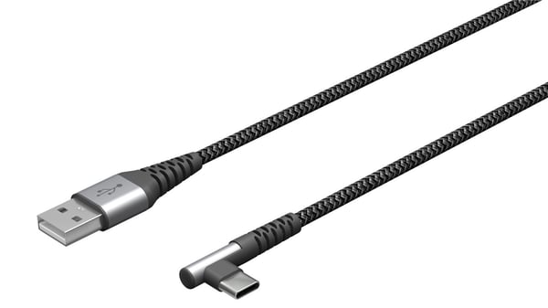 Miniatyrbillede 6 af 8: Goobay 64655 USB-kabel USB 2.0 0,5 m USB C USB A Sort, Grå