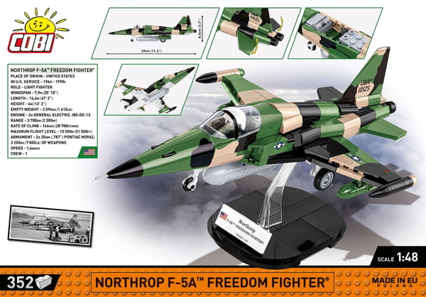 COBI Northrop F-5A Freedom Fighter