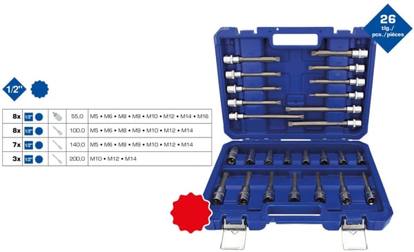 Brilliant Tools BT711150 mekaniske værktøjssæt 32 værktøjer