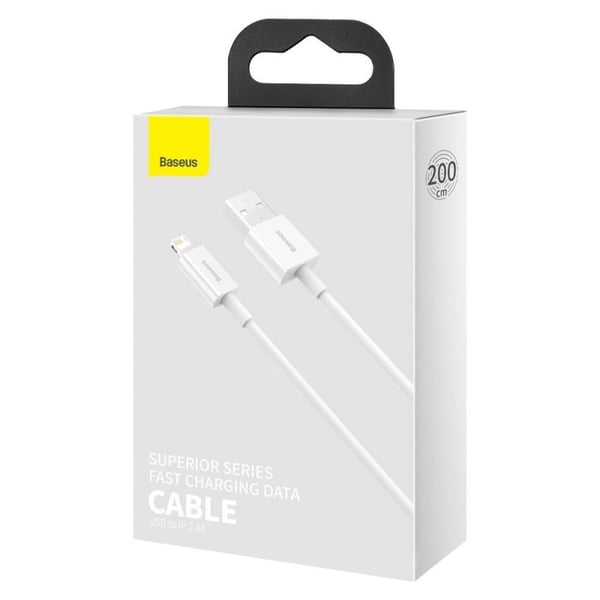 Baseus CALYS-C02 belysningskabel 2 m Vit