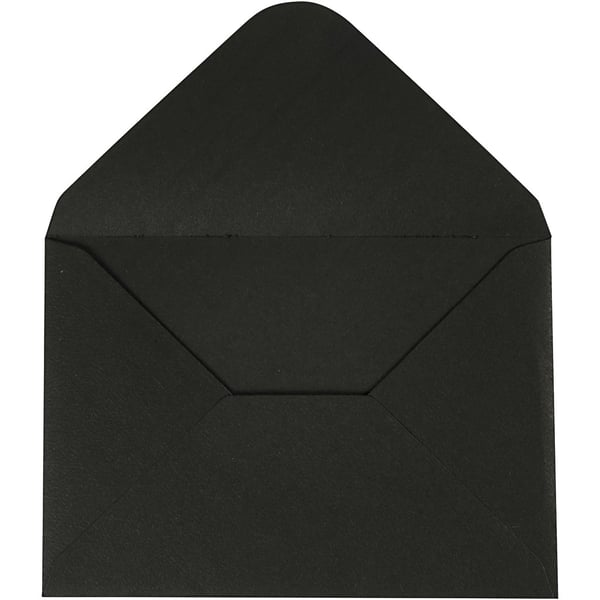 Pikkukuva 1 / 3: Creativ Company 217012 kirjekuori C6 (114 x 162 mm) Musta 10 kpl