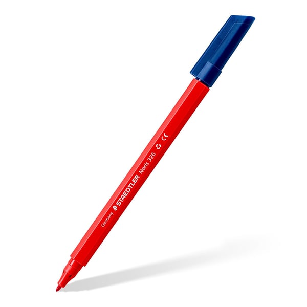 Staedtler 326 C10 E1 kuitukärkikynä Erittäin hieno Valikoidut värit 10 kpl