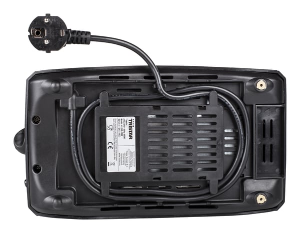 Pikkukuva 2 / 7: Tristar BR-1022 leivänpaahdin 6 2 viipale(i)ta 800 W Musta, Ruostumaton teräs