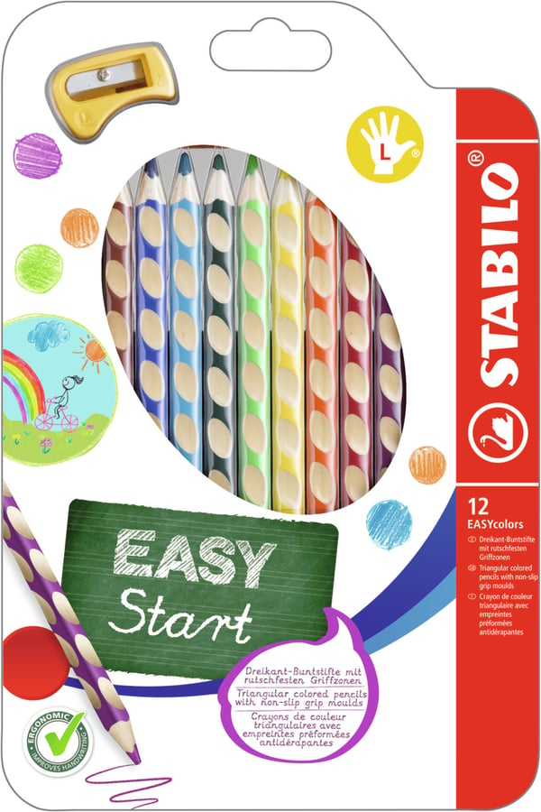 STABILO EASYcolors Monivärinen 12 kpl STABILO EASYcolors Monivärinen 12 kpl
